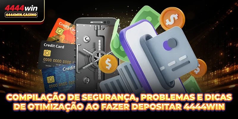 Compilação de segurança, problemas e dicas de otimização ao fazer Depositar 4444WIN