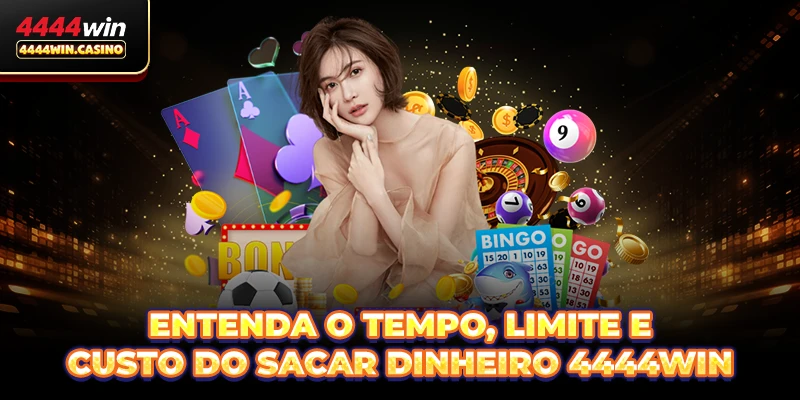 Entenda o tempo, limite e custo do Sacar dinheiro 4444WIN