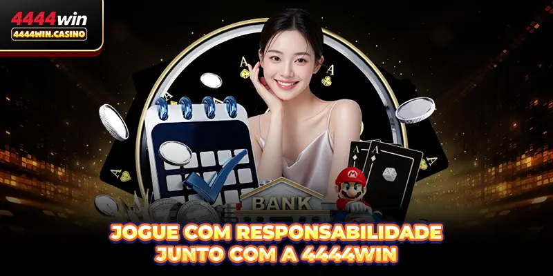 Jogue com responsabilidade junto com a 4444WIN